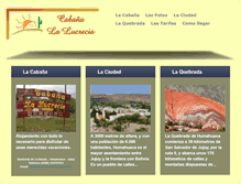 Tablet Screenshot of lalucrecia-humahuaca.com